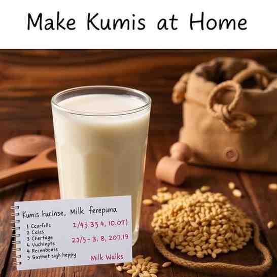 Make Kumis at Home - Fermented Milk Drink